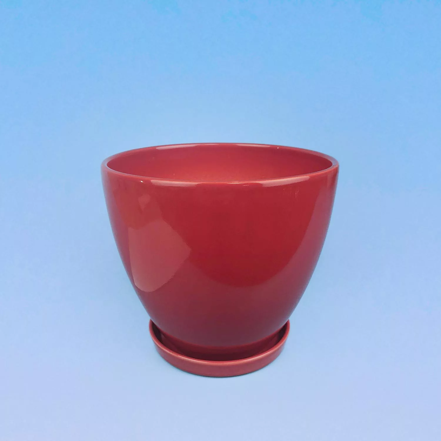 Керамический горшок Cone D19, Красный