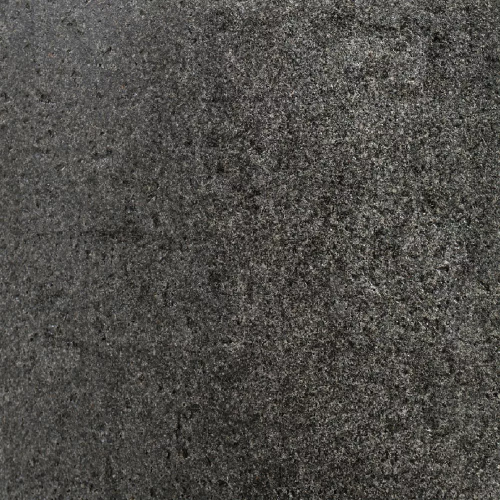 Кашпо TREEZ Effectory Stone - Высокий округлый конус, Тёмно-серый камень