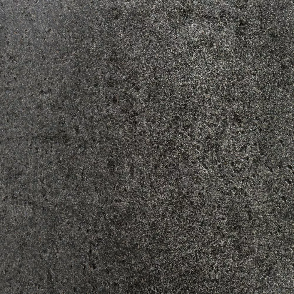 Кашпо TREEZ Effectory Stone - Низкий прямоугольник, Тёмно-серый камень