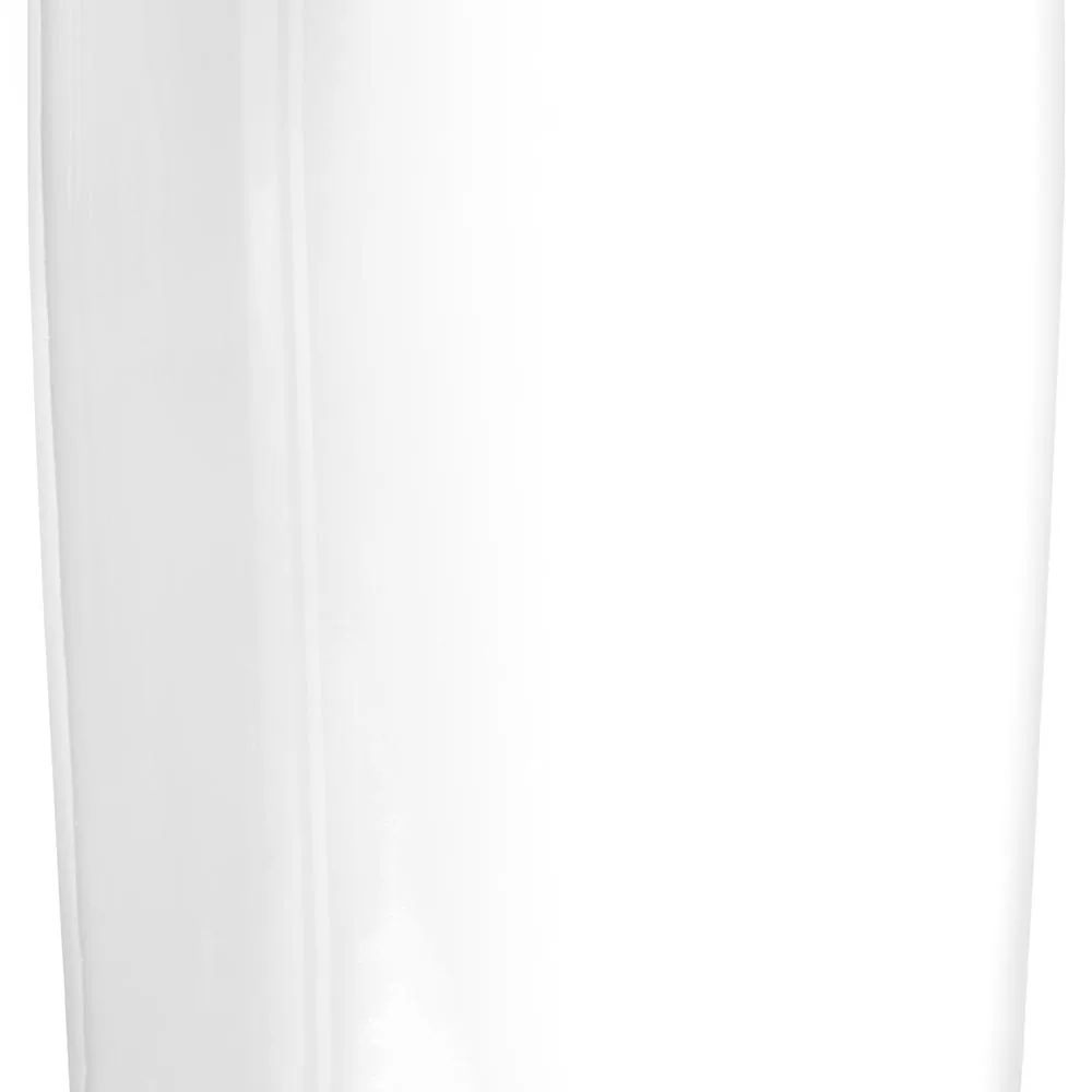 Кашпо TREEZ Effectory Gloss - Высокий конус, Белый глянцевый лак