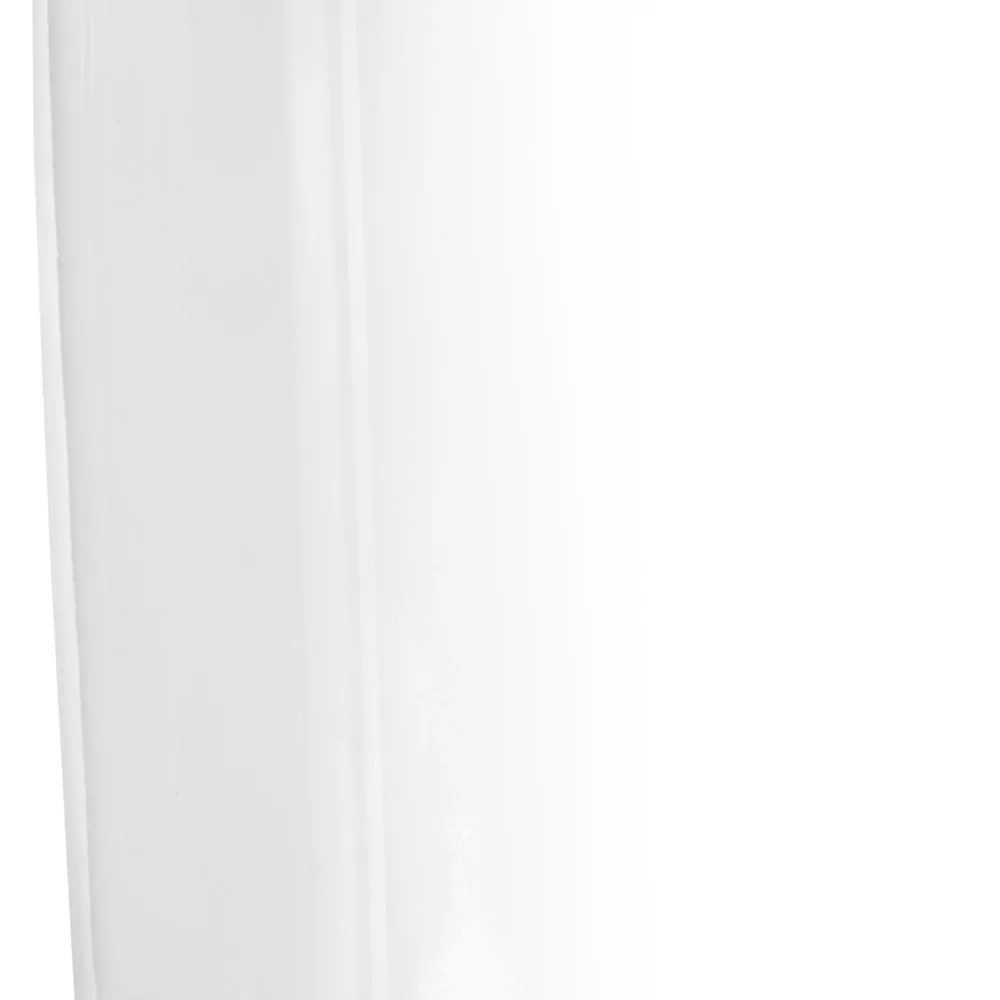 Кашпо TREEZ Effectory Gloss - Design-Чаша, Белый глянцевый лак
